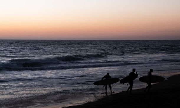 Surfers Get In Final Rides As Palm Beach County Comes Under Tropical Storm Watch