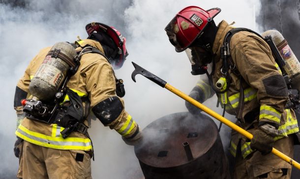 Boca Raton Firefighters Battle Boat Blaze